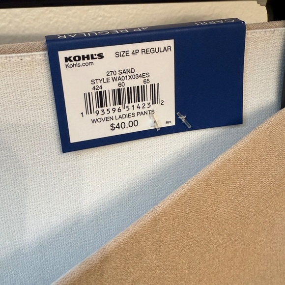 APT 9 Mid-Rise Capris Dress Pants - Picture 5 of 5